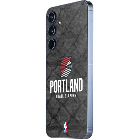 NBA Portland Trail Blazers Dark Rust Galaxy A35 5G Skin